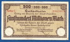 12 054 Notgeld Stadt Dresden
