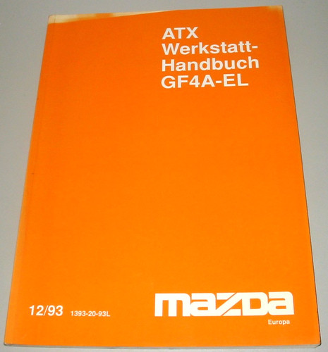 Werkstatthandbuch mazda atx - werkstatthandbuch,