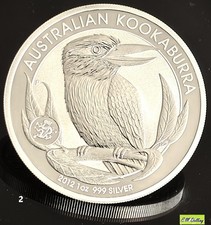 1 Dollar Australien Kookaburra 2012 mit Privy Drachen 1oz 999er Silber