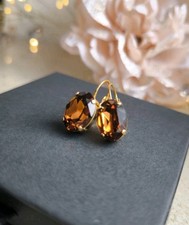 Ohrringe mit Swarovski Oval