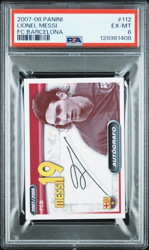 Messi 112 autogramm - messi, fc