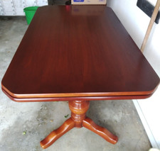 Esstisch Wohnzimmertisch Nußbaum 140x80 höhenverstellb. & ausziehbar 210x80 cm