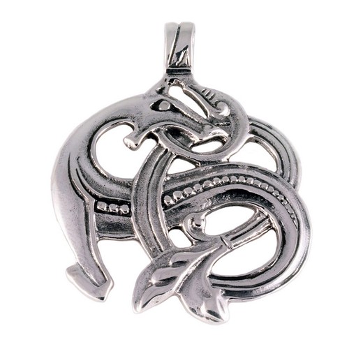 925 silber wikinger amulett - silber,
