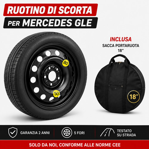 Notrad mercedes gle - notrad, 18"