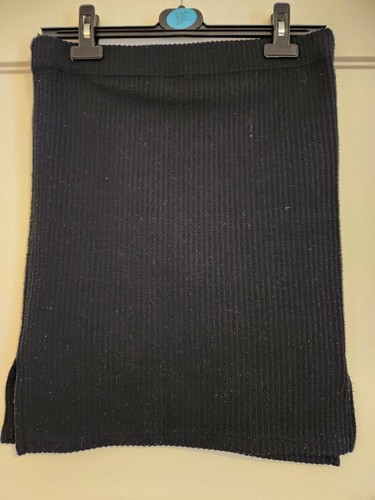 Kurzer rock schwarz - schwarz,, ripp,