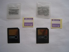 Smartmedia Speicherkarten 2 Stück  1 x 128MB,+ 1 x 64MB, gebraucht