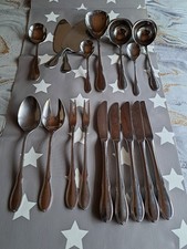 WMF  Luxemburg  Besteck/ Servierteile  Cromargan 17 teilig 