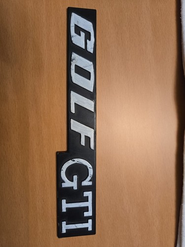 Golf gti typenschild - gti,