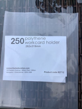 20 x POLYTHENE SLEAVES, COVERS