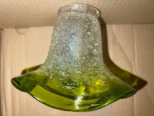 Stilarts Lampenglas Jugendstil antik Ersatzglas Lampenschirm Lampe grün