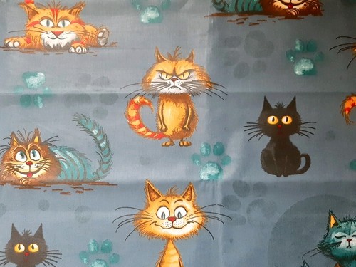Katzen baumwollstoff 100 - baumwollstoff, %