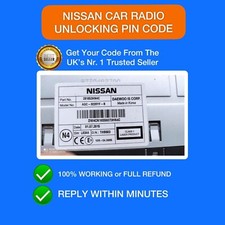 ✅ 24/7 | NISSAN RADIO PIN CODE Qashqai - Juke - Micra - Note - Navara in 10 Min.