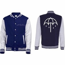 Official Bring Me The Horizon Umbrella Navy Blue Varsity Jacket Baseball Jacket