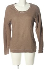 GWYNEDDS Rundhalspullover Damen Pullover Gr. DE 38 braun Casual-Look