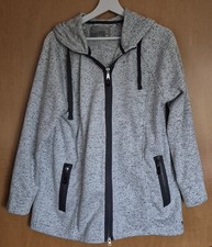 CECIL SWEATJACKE MIT KAPUZE GR