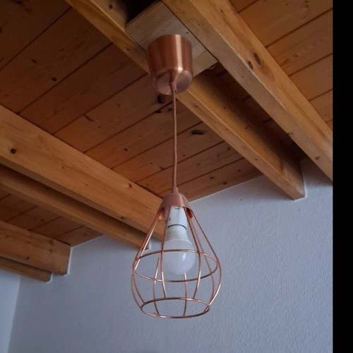 Pendelleuchte kupferfarben