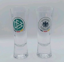 2 deutscher fussball-bund  gläser DFB  schnaps Pinneken