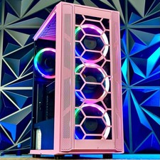 Custom Pink Gaming Desktop PC