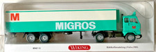 Wiking 054301 Volvo F89 Kühlkoffersattelzug Migros 1:87 in OVP