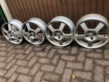 4xkomplette Alufelgen+4xNeu Luftventile 5,5JX15H2 ET:45 für Honda Jazz,Civic,MG3