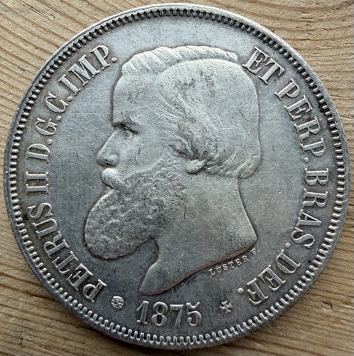 Brazil 2000 reis 1875 - brazil,