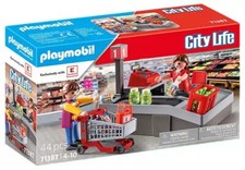 Playmobil City Life 71387 Kaufland Kasse Supermarkt Kassenband Exclusive NEU/OVP