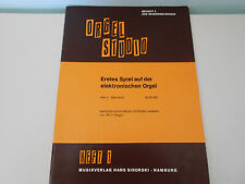 Orgelschule Heft 1 Noten - Heft  , Liederheft , Heim - Orgel