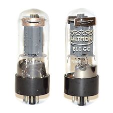 Matched Pair Ultron 6L6GC (NOS) tubes/Röhren - TU000291
