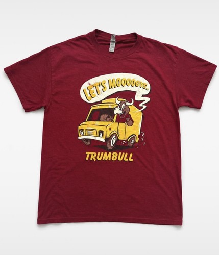 Burgund grafik shirt - grafik, retro