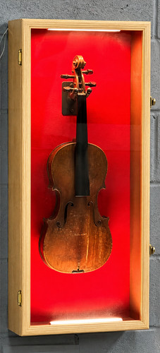 Ukulele display case led - display,
