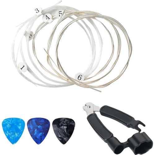 Gitarrensaiten nylon silberset - nylon,
