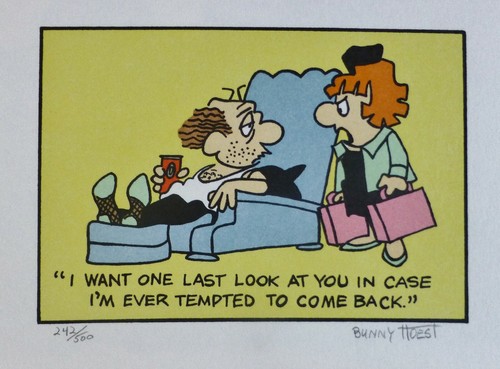 Lockhorns cartoonist bunny - lockhorns,