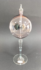 Lichtmühle  25 cm stehend zartes violett Lichtenheldt Glas neuw.  mundgeblasen