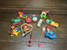 Weihnachtsbaum Schmuck Vintage Teilweise Erzgebirge Und Markenlos 12 Stk.