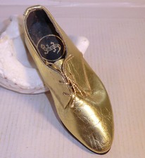 MINIATUR SCHUH Marke Salamander goldener HALBSCHUH 132mm Auszeichnung 1. Platz