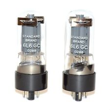 Matched Pair Standard Brand 6L6GC (NOS) tubes/Röhren - TU000285