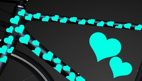 Teiliges fahrrad herz heart - 20-teiliges,