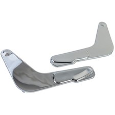 Chrom Abdeckungen Sitz Links