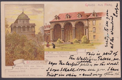 Prag praha prague litho - ak,