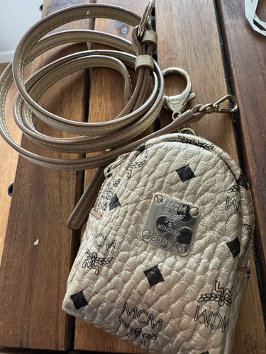Goldene mcm tasche - goldene,