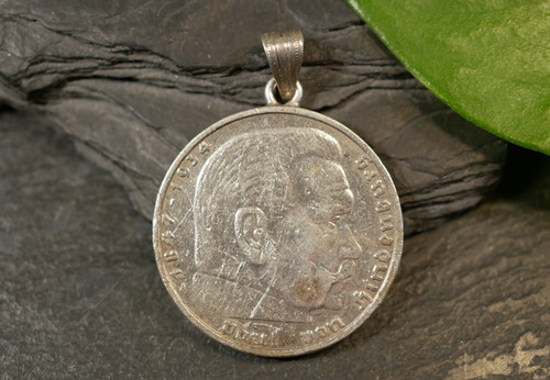 Silber anhänger münze - silber, fünf