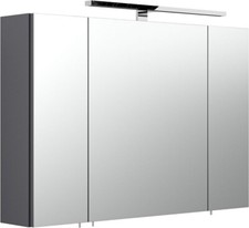 Bad Spiegelschrank Glas  90 cm