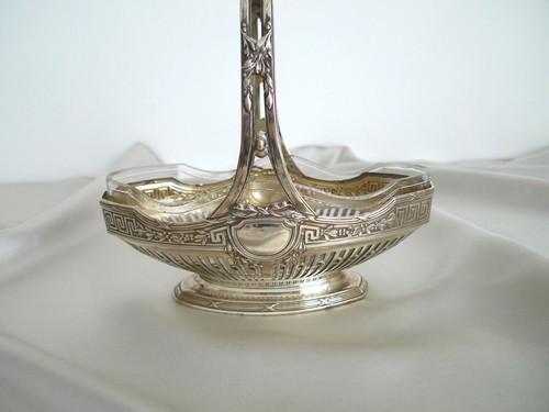 Jugendstil korbschale silber - jugendstil,