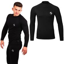 Funktion Shirt Herren Langarm Thermo Unterwäsche Thermounterwäsche S-3XL