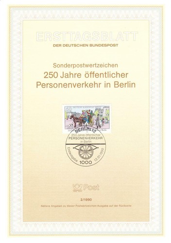 Berlin etb 1990 250 - nr., 2/1990