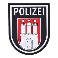 Rubberpatch Polizei Hamburg - farbig