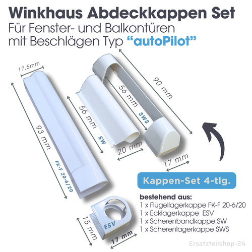 Abdeckkappen winkhaus set - winkhaus,