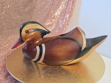 Feathers Gallery Mandarin Duck – Hand Carved & Painted Wood, 277/2000 Ente Holz