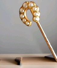 antike Anstecknadel Nadel Gold