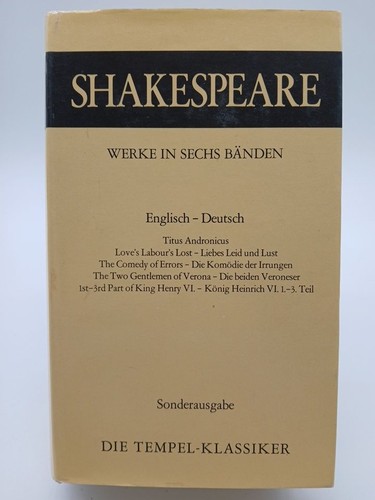 Shakespeare sämtliche werke - shakespeare.,